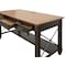Hartford Hartford Writing Desk in Two Tone Distressed Black IMHF384 - alternate 4